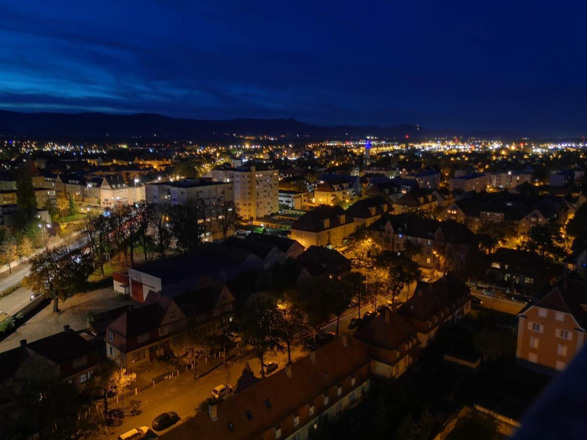 Bel Appartement Avec Vue Splendide Sur Toute La Ville De Colmar - Parking Gratuit Exterior foto