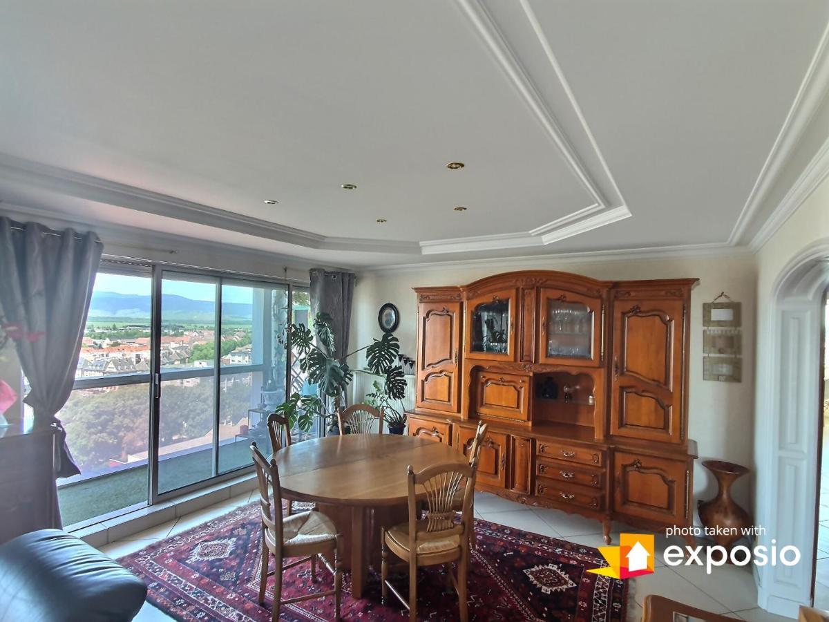 Bel Appartement Avec Vue Splendide Sur Toute La Ville De Colmar - Parking Gratuit Exterior foto