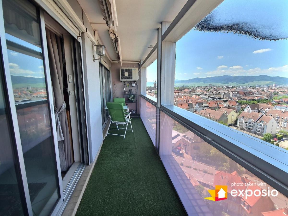 Bel Appartement Avec Vue Splendide Sur Toute La Ville De Colmar - Parking Gratuit Exterior foto