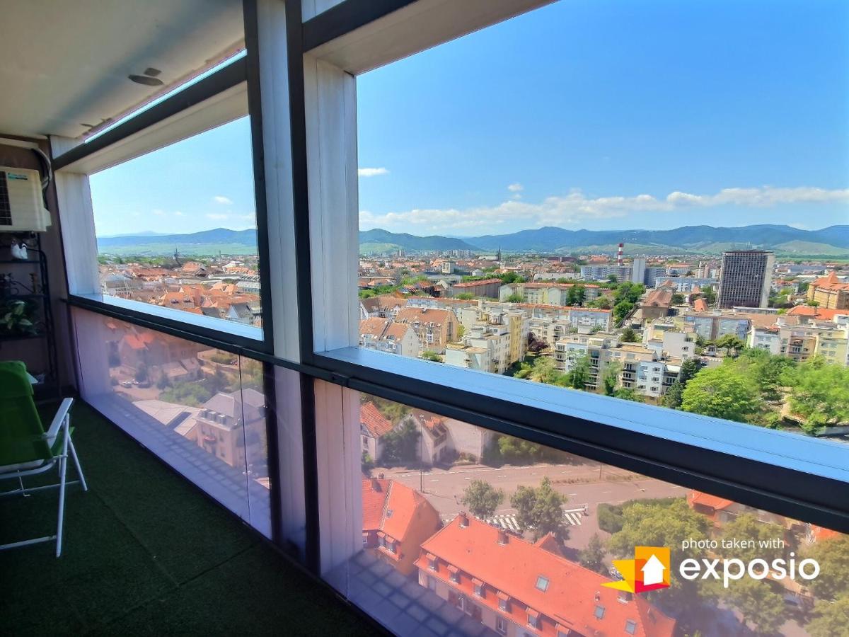 Bel Appartement Avec Vue Splendide Sur Toute La Ville De Colmar - Parking Gratuit Exterior foto